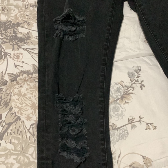 The koopies distressed black jeans size 28 - Picture 2 of 5